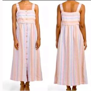C&C California Linen Midi Dress Women’s Large